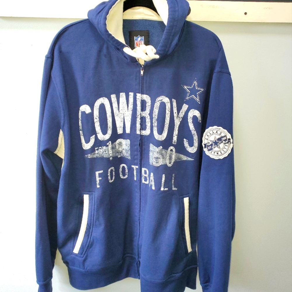 Official NFL Dallas Cowboys Zip Up Sweatshirt.